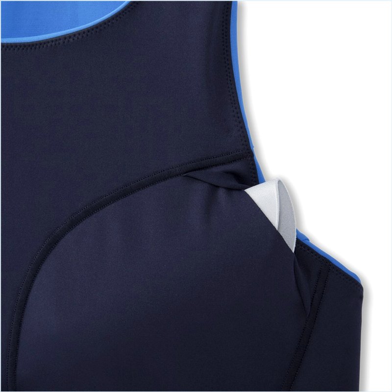  Drive 3 Pocket Run Bra :480 Blue Bolt
