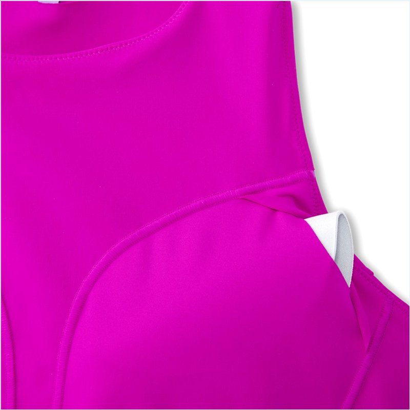  Drive 3 Pocket Run Bra :676 Magenta
