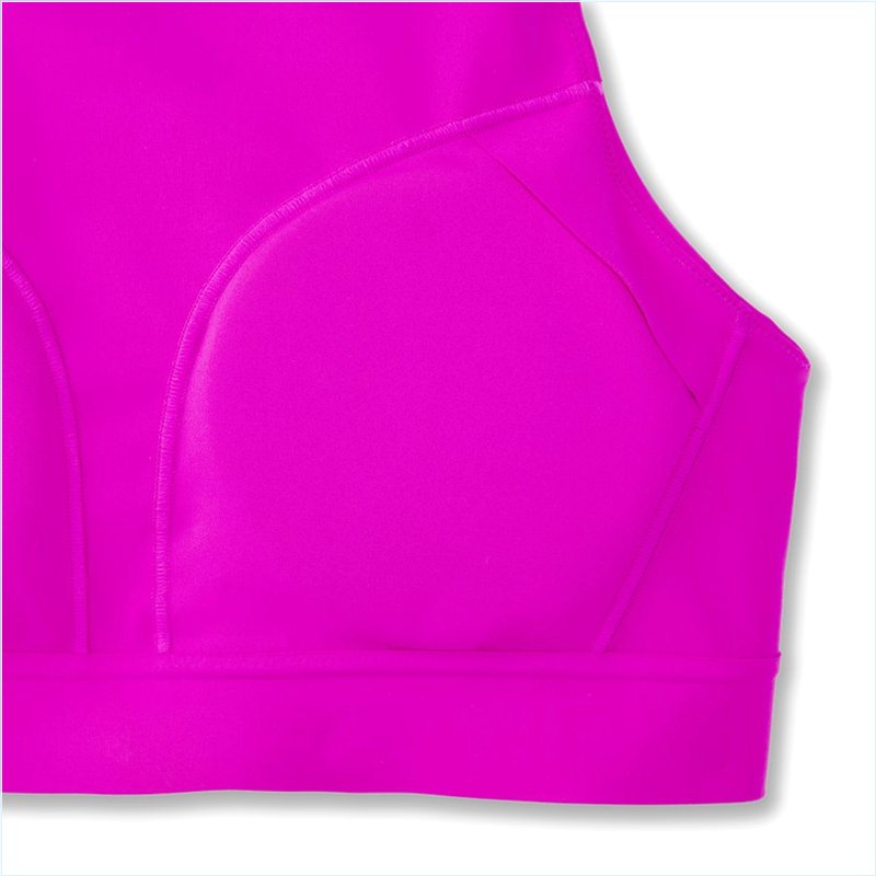  Drive 3 Pocket Run Bra :676 Magenta
