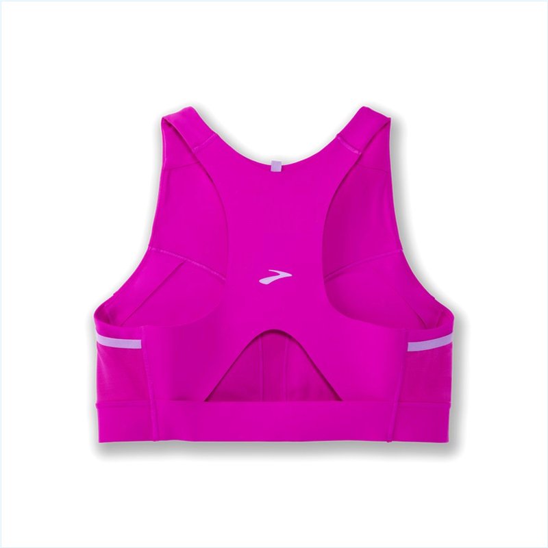  Drive 3 Pocket Run Bra :676 Magenta