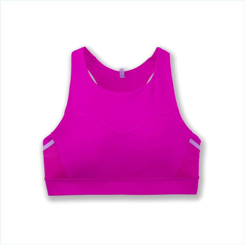  Drive 3 Pocket Run Bra :676 Magenta