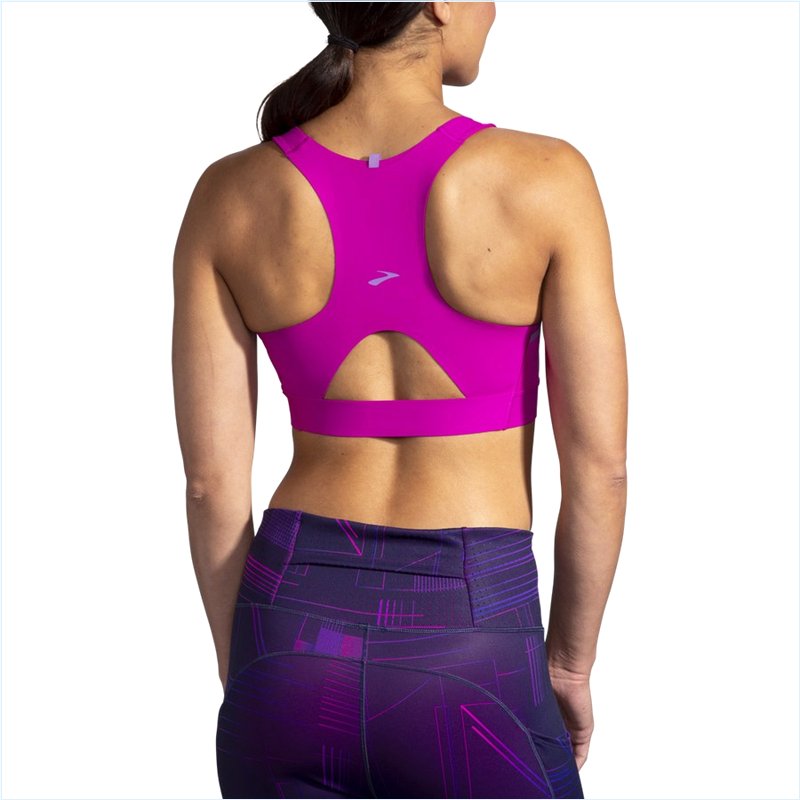  Drive 3 Pocket Run Bra :676 Magenta