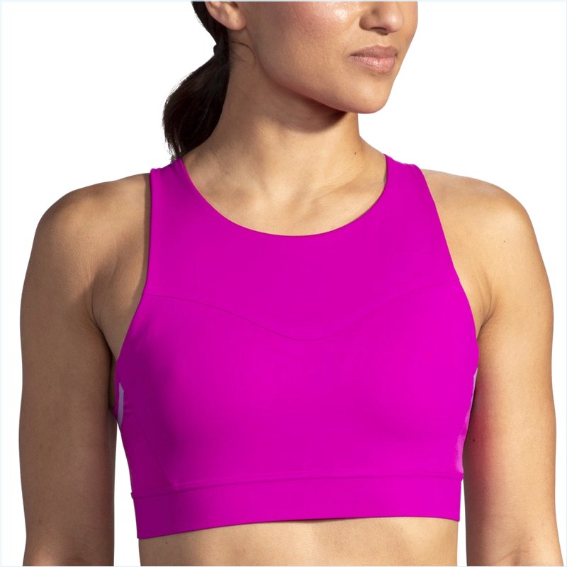  Drive 3 Pocket Run Bra :676 Magenta