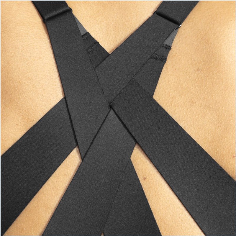  Drive Interlace Run Bra :1 Black