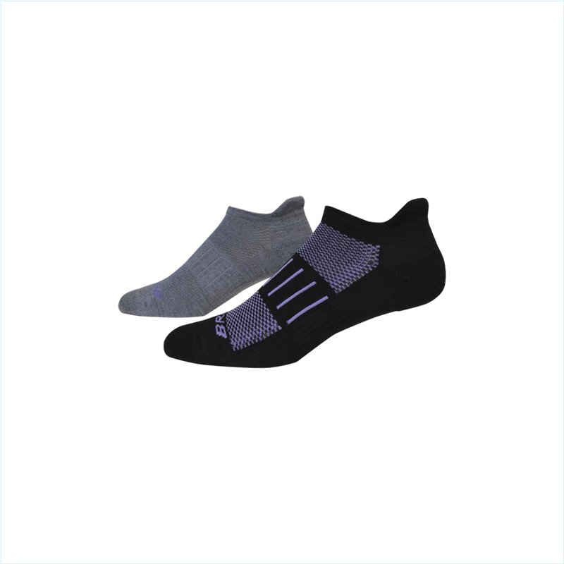  Ghost Midweight 2-Pack : 022 Black/Heliotrope & Oxford/Heliotrope